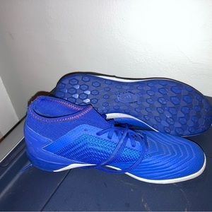 Blue Adidas Outdoor turf shoes